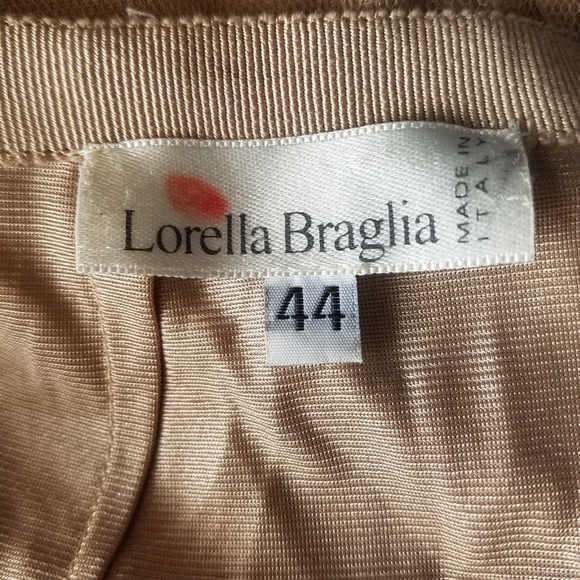 lorella braglia 3d midi tan skirt - Picture 3 of 9